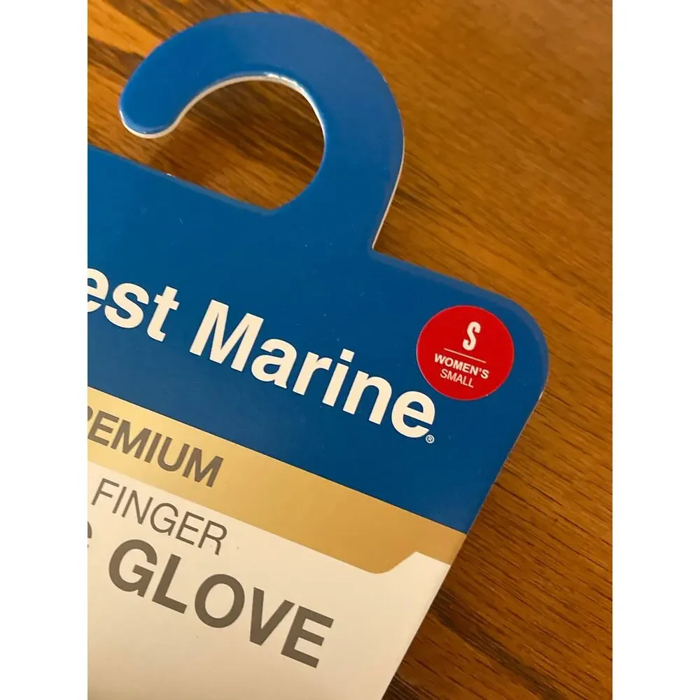West Marine premium, long finger sailing gloves size small women’s